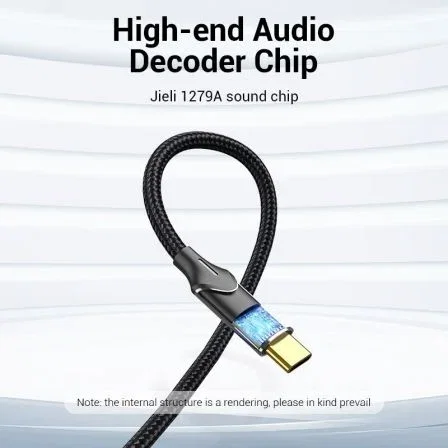 Vention Cable Conversor USB Tipo-C Macho a 2 RCA Macho 2m Gris
